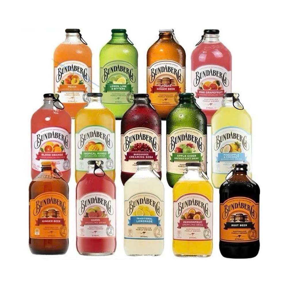 51-0 Nước Giải Khát Bundaberg Úc Nhiều Vị (375ml) - Ảnh 1